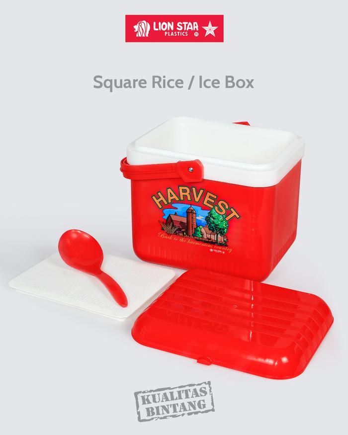 Square Ice Chest Lion Star Square Ice Box Thermos Termos Nasi
