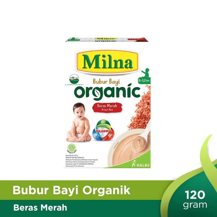 Gambar Milna Bubur Bayi Organic Beras Merah/Kacang Hijau/Pisang 120g - Beras Merah dari Multi Susu Puri Indah 2 undefined Tokopedia