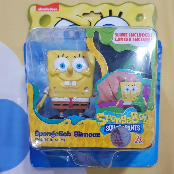Gambar Mainan Spongebob Gary Slimeez Figure in Slime Nickelodeon - Spongebob dari upinipinshop27 undefined Tokopedia