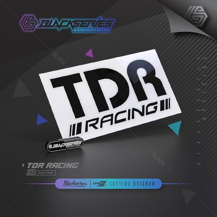 Gambar Stiker TDR Racing | Sticker TDR Racing | Sticker Motor - Hitam dari Blackseries Official Store undefined Tokopedia