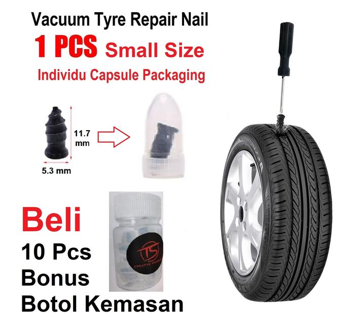 Gambar SKRUP PAKU LEM TAMBAL BAN tubles Vacuum Tyre Repair Nail Tire Repair - small dari kizzyshop21 undefined Tokopedia