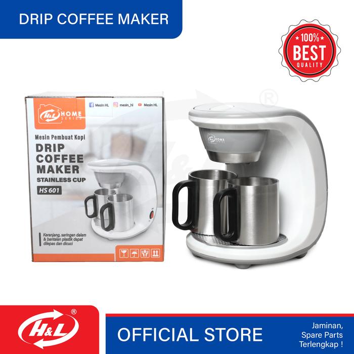 Gambar HL Mesin Kopi Listrik / Drip Coffee Maker - Stainless Cup dari MESIN HL undefined Tokopedia