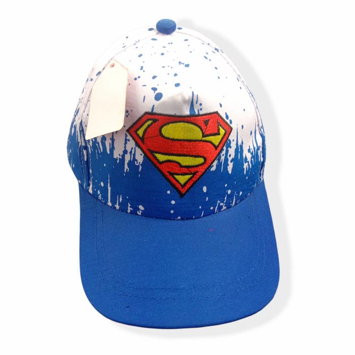 Gambar Topi Bercak logo super hero - E dari Radjastore_NEW undefined Tokopedia