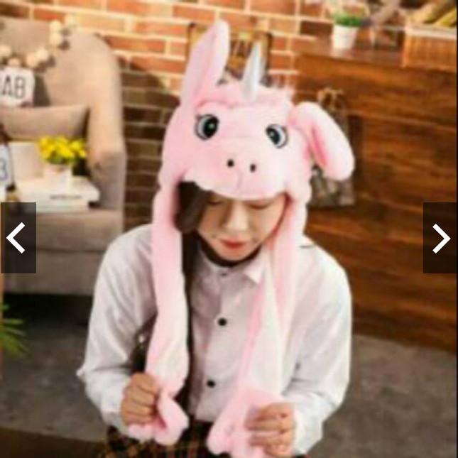 Gambar Topi Unicorn Menari Lucu Cute Tik Tok Hat Kualitas ORI - Pink Polos dari CJR MOTOR BANDUNG undefined Tokopedia