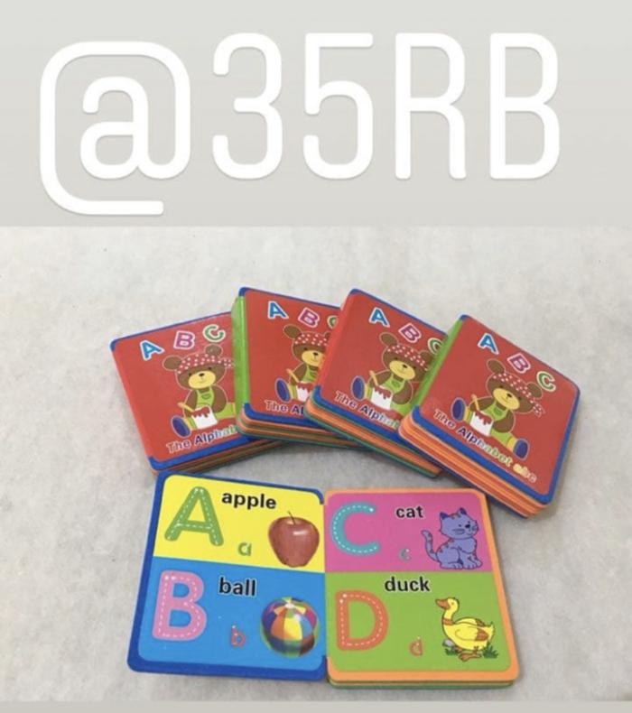 Jual Buku belajar anak smart book education alphabet number nomor huruf ...