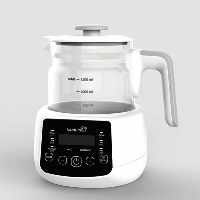 Gambar Kurumi Ketel Air KH100 Teko Smart Hamo Kettle Water 1.2 Liter - Putih dari yummies Tokopedia undefined Tokopedia
