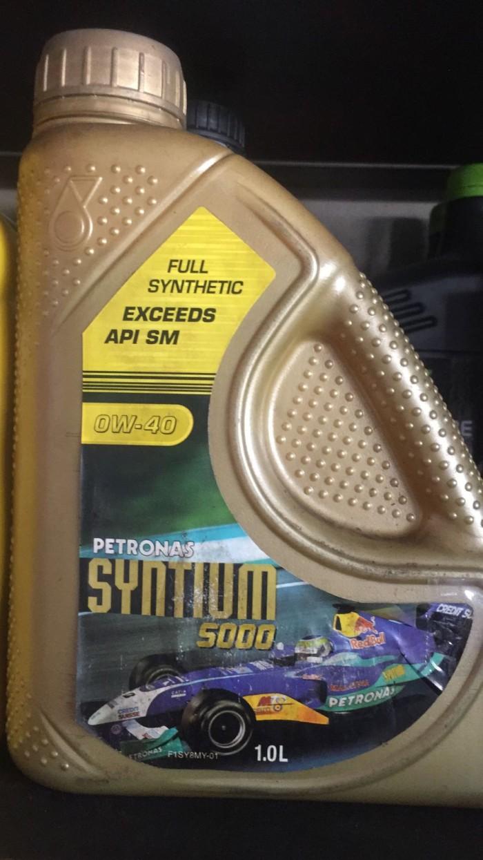 Gambar Oli Mesin Mobil Petronas Syntium 5000 SAE 0W-40 Full Synthetic 1L dari La Amour Official undefined Tokopedia