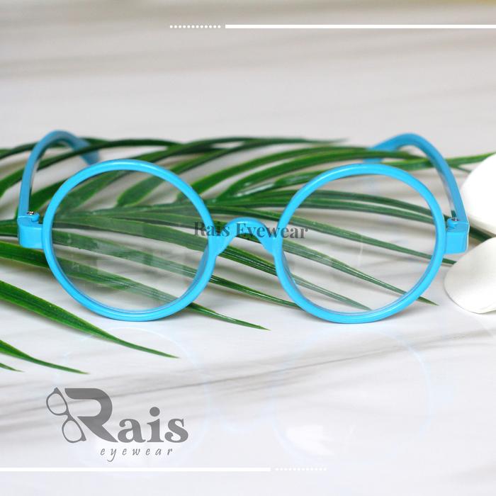 Gambar Kacamata Anak Model Boboho - Biru dari Rais Eyewear undefined Tokopedia