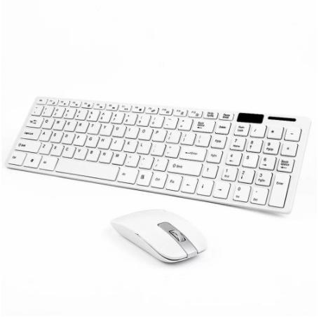 Gambar Paket Keyboard Mouse untuk All In One PC Desktop Elegan Wireless - Putih dari Gunapart undefined Tokopedia