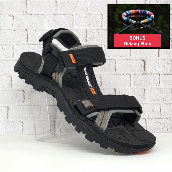 Gambar SANDAL GUNUNG OUTDOOR HIKING PRIA - BLACK NEW, 40 dari Distro Backpacker undefined Tokopedia
