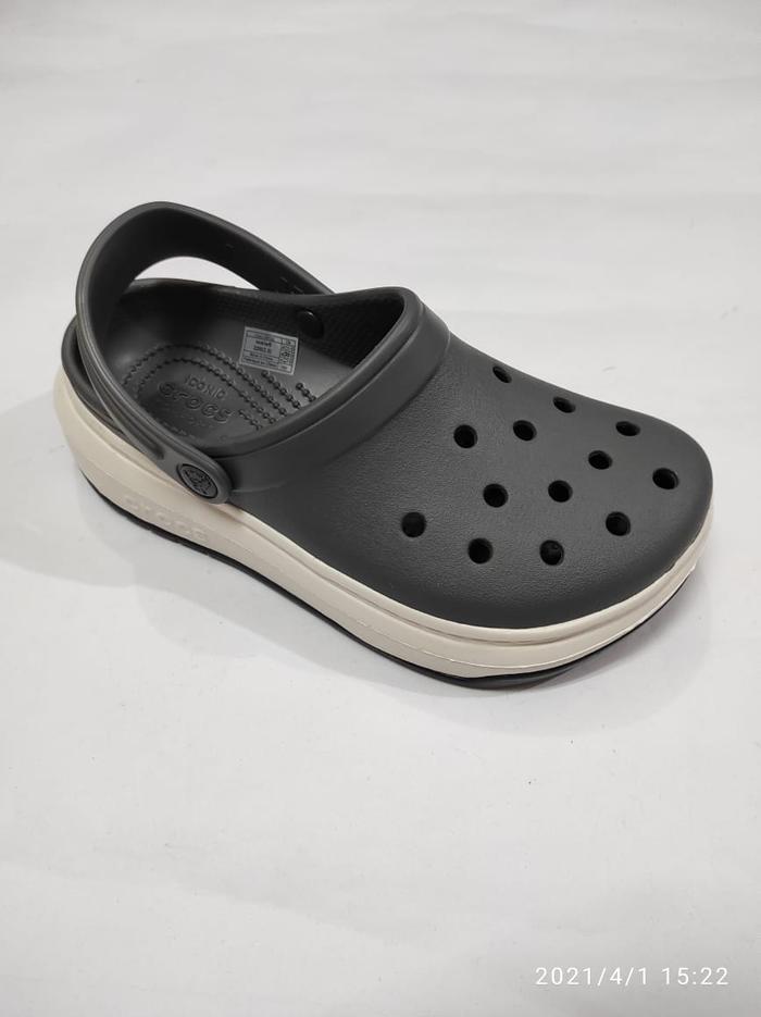 Crocs Crocband Full Force Clog Unisex Abu-abu, 37