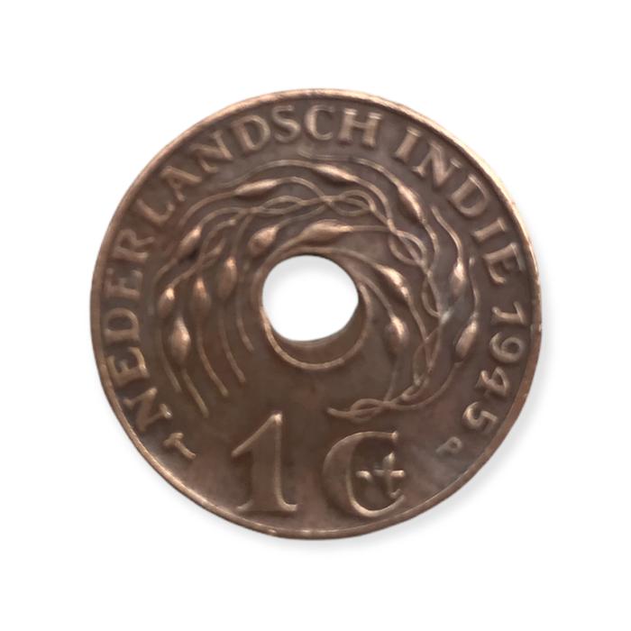 Gambar Original uang koin kuno 1 cent nederlandsch indie 1945 dari Weco undefined Tokopedia