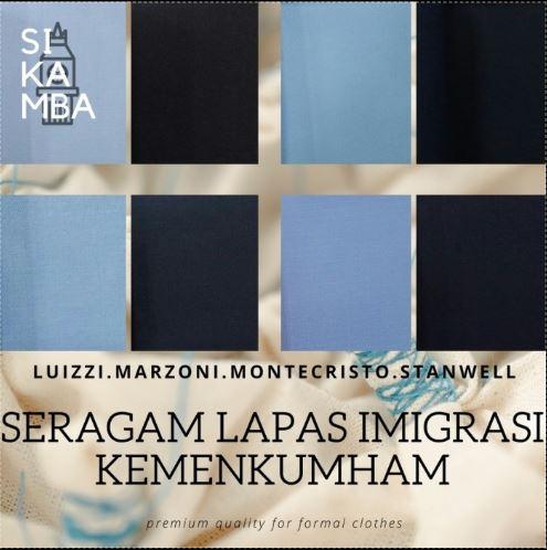 Gambar Kain Seragam Lapas Imigrasi Kemenkumham /10cm - Kemenkumham dari sikambatextile undefined Tokopedia