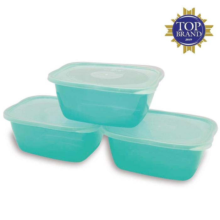 Gambar Claris 2733-3 Kotak Wadah Tempat Makan FastPac Set Lunch Box Fast Pac dari MagicSun undefined Tokopedia