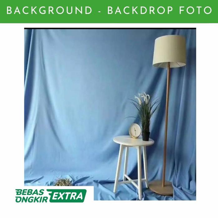 Gambar Kain Polos Biru Background Foto dan Studio, Bahan Polos Latar Warna - Biru, 1 x 2.4 dari Sarjana RUMAH undefined Tokopedia