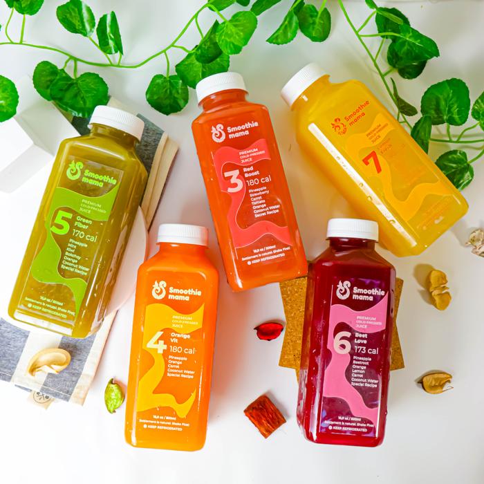 Gambar Paket Detox One Day 5 Rasa Mix Fruit Juice Cold Pressed Smoothiemama - Large dari Smoothiemama undefined Tokopedia