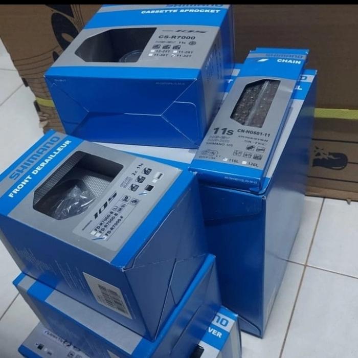 Gambar shimano groupset 105 r7000 2x11 flat bar not tiagra ultegra zee - flatbar-shifter dari Lapauudaade undefined Tokopedia