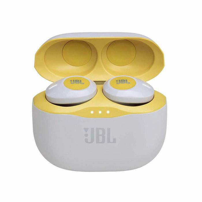 Gambar JBL TUNE 120 TWS T120 In Ear Earphone Headphone Bluetooth RESMI IMS - Yellow dari Bhuta Cell undefined Tokopedia