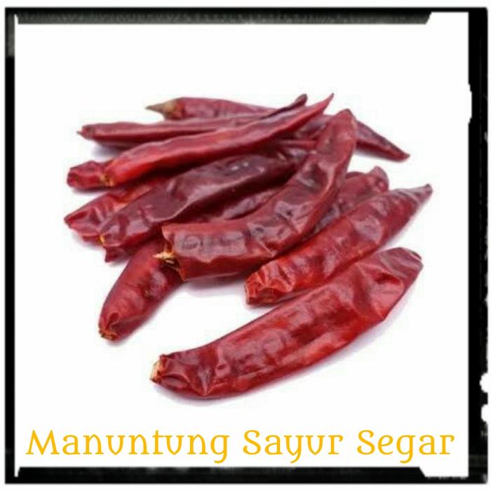 Gambar Cabe Merah Kering 100gr dari Manuntung Sayur Segar undefined Tokopedia