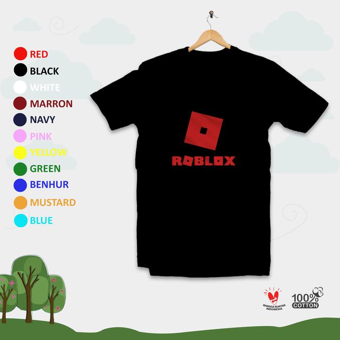 Gambar Baju Kaos Anak Roblox Minecraft, Kaos Anak Game Cartoon Cotton Combed - Hitam, S dari Carrado Official undefined Tokopedia