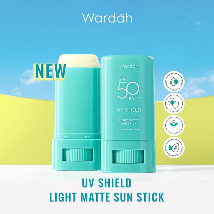 Gambar Wardah UV Shield Light Matte Sun Stick SPF 50 PA++++ 22g / Sunscreen dari Hangvalen undefined Tokopedia