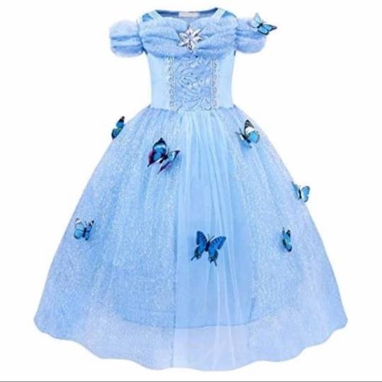 Jual kostum Cinderella anak perempuan import/kostum princess