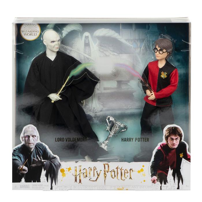 2 Poupées Lord Voldemort + Harry Potter - Mattel - Figurine Wizarding Lord