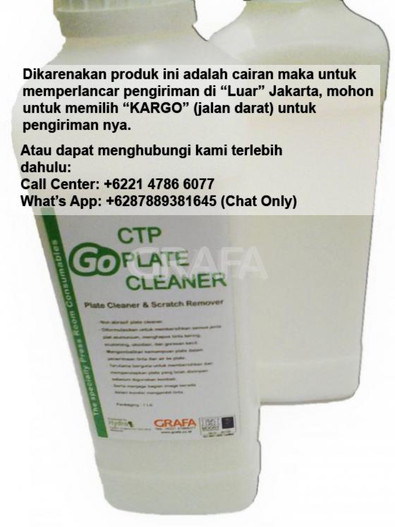 Gambar GO CTP Plate Cleaner (1 Liter/Botol), untuk mesin cetak offset. dari Grafa Online undefined Tokopedia