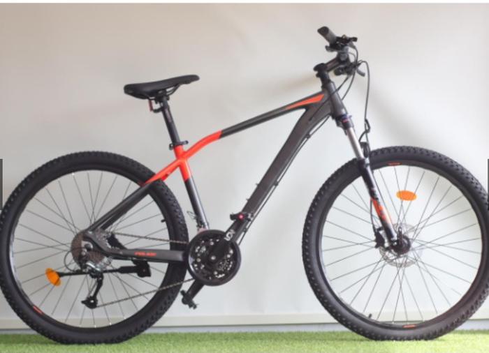 Gambar Sepeda Gunung MTB Element Police California 2.0 Shinamo 27.5 speed SNI - Grey Orange dari Sepeda dan Motor Listrik undefined Tokopedia