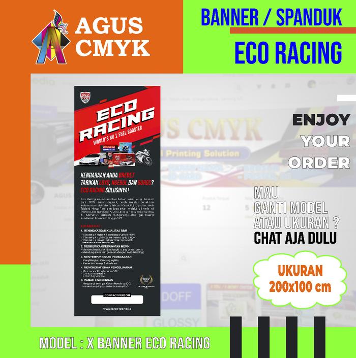 Jual SPANDUK / BANNER ECO RACING - x banner racing - Kab. Bogor - AGUS ...