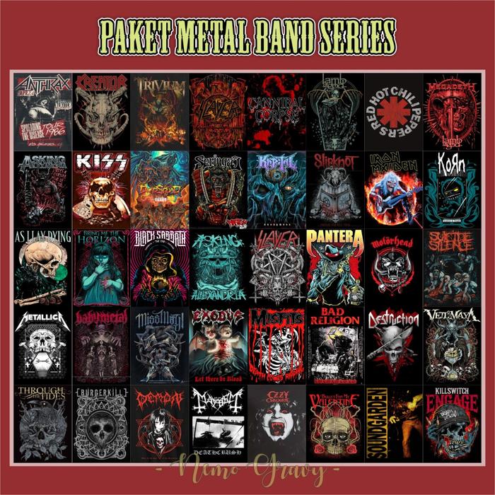 Gambar PAKET POSTER BAND 40 PCS - GIGS PUNK, A4 20pcs dari nemo gravy undefined 5 Tokopedia