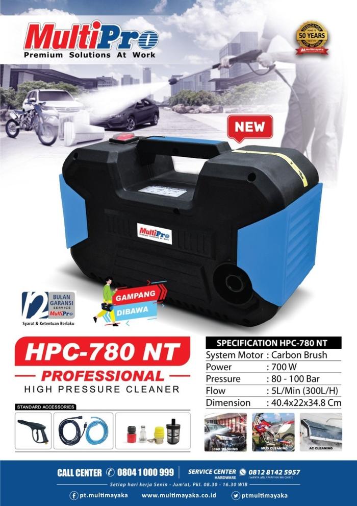 Gambar NEW STIEM High pressure waser jet cleaner HPC780 MULTIPRO HPC 780 NT dari PETANI GEMILANG MESIN UKM undefined Tokopedia