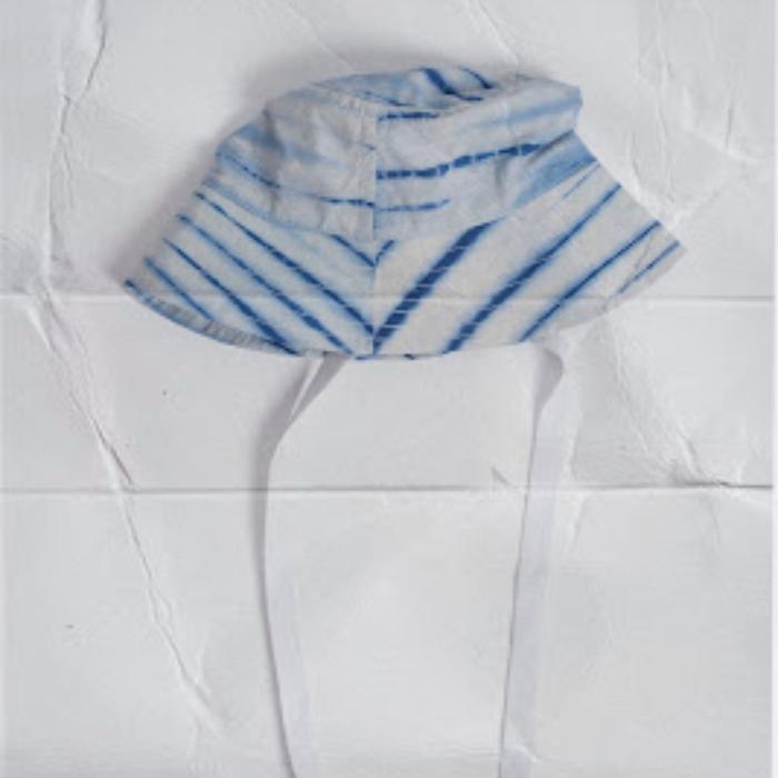 Gambar Purana Hat - indigo stripes dari Manikan undefined Tokopedia