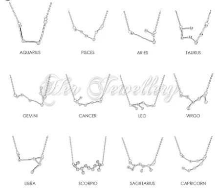 Gambar 12 Horoscope Stars Pendant - Kalung Crystal by Her Jewellery - GEMINI dari Her Jewellery undefined Tokopedia