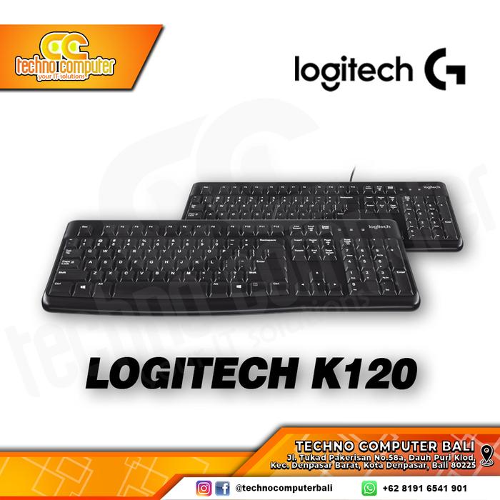 Gambar KEYBOARD LOGITECH K120 USB dari Techno Computer Bali undefined Tokopedia