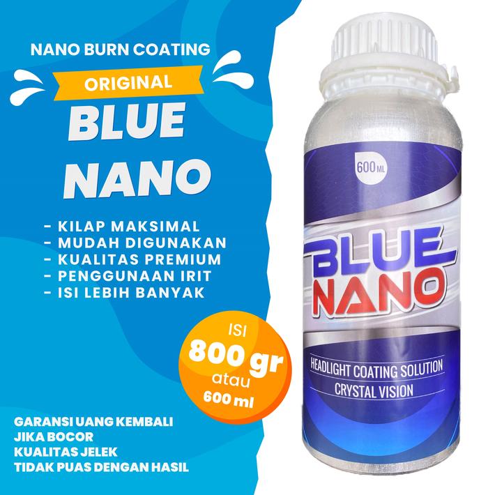 Gambar Premium Original Blue Nano Cairan Biru Nano Burn Coating Refill dari DomiaDream undefined Tokopedia