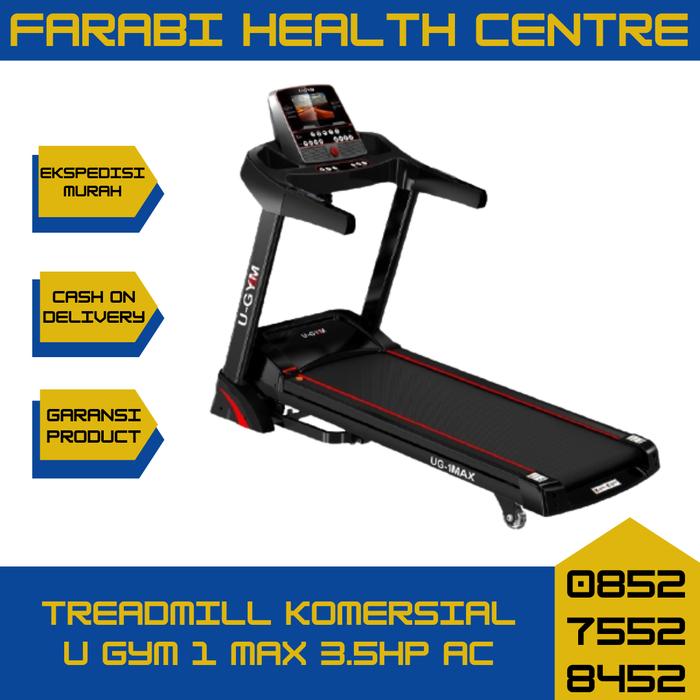 Jual Alat Fitness Treadmill Elektrik Komersial U GYM MAX