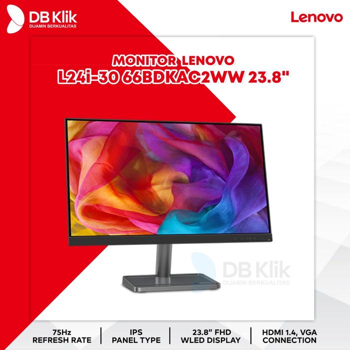 LED Monitor LENOVO L24i-30 66BDKAC2WW 23.8" IPS 75Hz FHD HDMI VGA