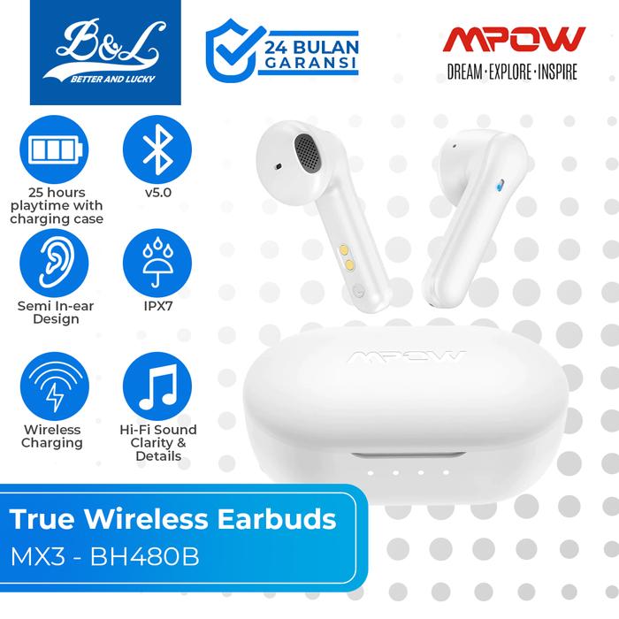 Promo MPOW MX3 True Wireless Earbuds 
