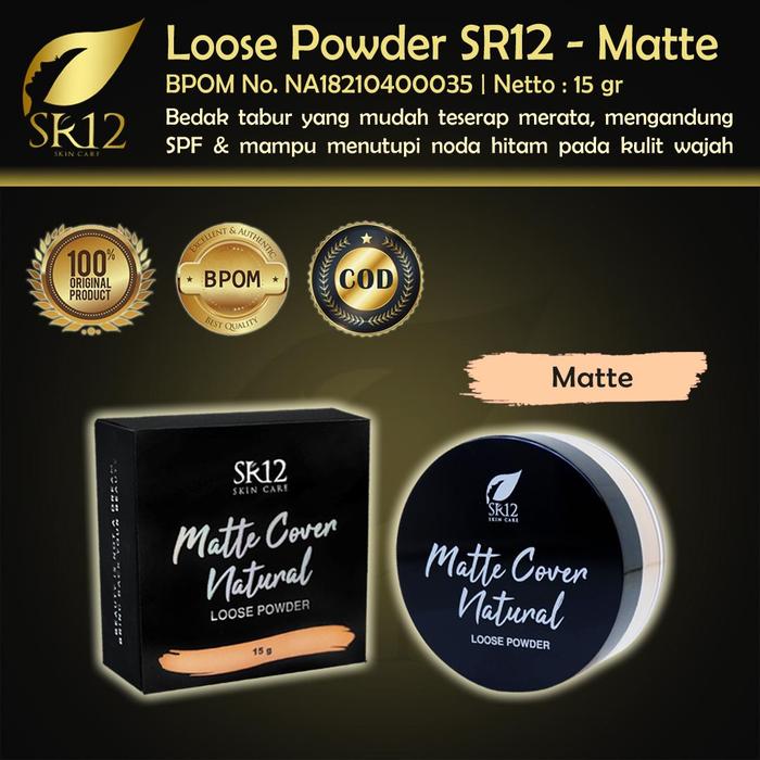 Gambar SR12 Daily Cover Natural & Sheer Pink Bedak Padat SR 12 Anti Luntur - Bedak Tabur dari RAMD stored undefined Tokopedia