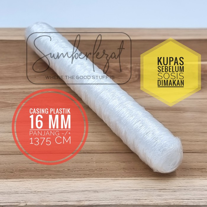 Gambar ECO PACK - Casing Selongsong Bahan Sosis Halal Food Grade - Plastik 16mmm dari Sumberlezat undefined Tokopedia