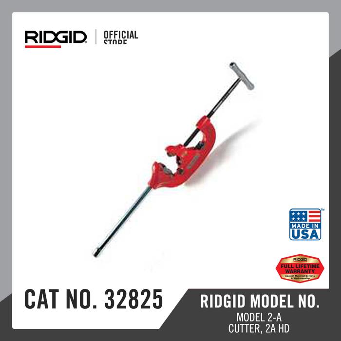 Jual RIDGID Pipe Cutter-2A-3-wheel !/8-2 Heavy Duty -32825 - Jakarta ...