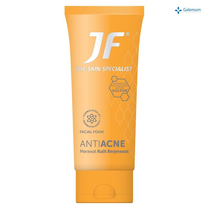 Gambar JF Sulfur Facial Foam 70g - Acne Spot Care Acne Protect Anti Acne - JF Anti Acne dari Hangvalen undefined Tokopedia
