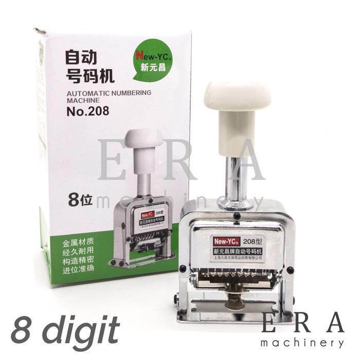 Gambar Stempel Numerator Nomor Otomatis Stamp Automatic Numbering Heavy duty - 208=8digit dari Era Jahit Sewing undefined Tokopedia
