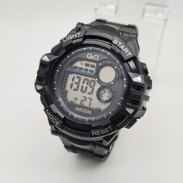 Gambar Jam Tangan Digital Pria Water Resistant Q&O Digital Sport - Hitam dari Alqodiri Shop undefined Tokopedia
