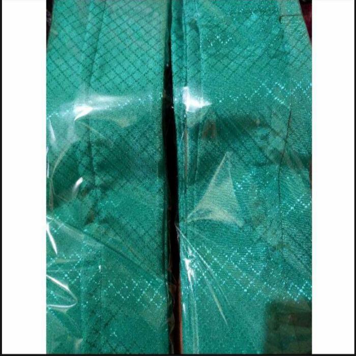 Gambar gorden / hordeng / tirai pintu / jendela plisket jadi - hijau toska, 100cm x 180cm dari central jaya cikampek undefined Tokopedia