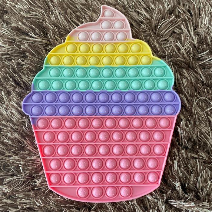 Gambar POP IT RAINBOW SUPER JUMBO XXXL /popit tik tok tiktok fidget bubble 2 - Cupcake dari CforClover Slime undefined Tokopedia