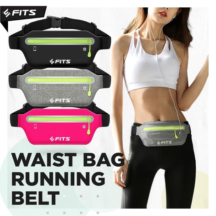 Gambar SFIDN FITS Waist Bag Running Belt | Tas Pinggang Olahraga Jogging Lari - Hitam dari SFIDN FITS Shop undefined Tokopedia