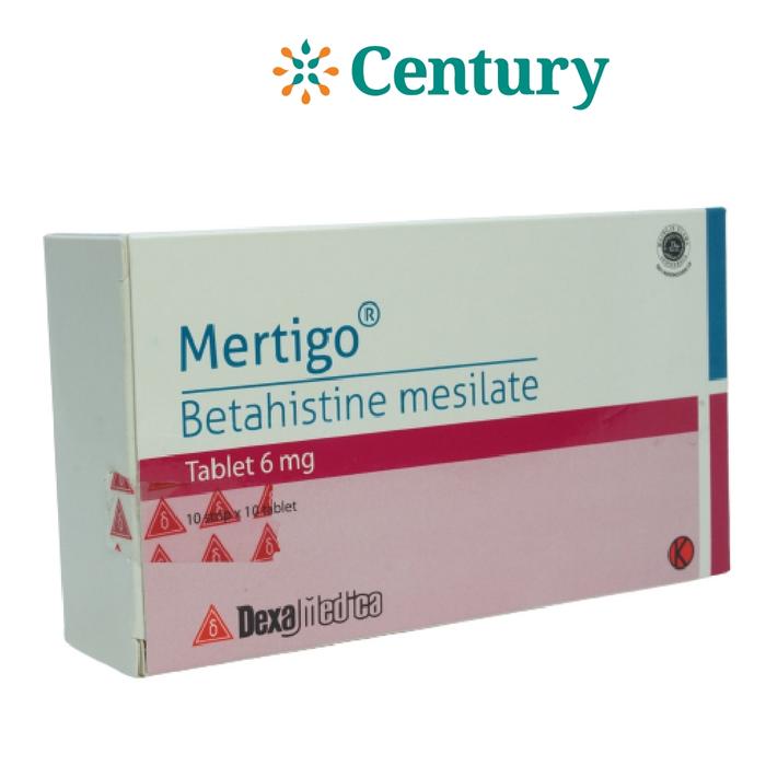 Gambar MERTIGO 6 MG 1 STRIP 10 TABLET / PUSING / VERTIGO dari Apotik Century undefined Tokopedia