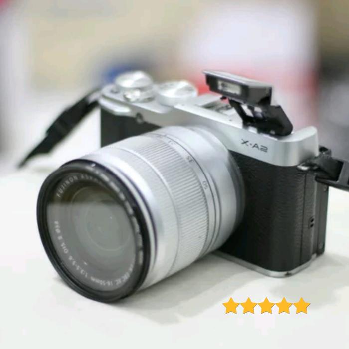 Jual Camera Kamera Mirrorless Fujifilm XA2 Lensa 1650mm Hitam Murah